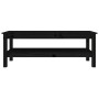 Mesa de centro de madera maciza de pino negro 110x50x40 cm by , Coffee table - Ref: Foro24-814278, Price: 130,69 €, Discount: %