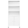 Estantería industrial acero blanco 80x32x180 cm by , Bookcases and shelves - Ref: Foro24-339632, Price: 156,53 €, Discount: %