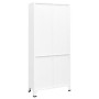 Estantería industrial acero blanco 80x32x180 cm by , Bookcases and shelves - Ref: Foro24-339632, Price: 156,53 €, Discount: %