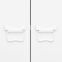 Estantería industrial acero blanco 80x32x180 cm by , Bookcases and shelves - Ref: Foro24-339632, Price: 156,53 €, Discount: %
