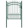 Puerta de valla con picos acero verde 100x125 cm von , Gartentore - Ref: Foro24-146384, Preis: 137,89 €, Rabatt: %