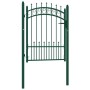 Puerta de valla con picos acero verde 100x125 cm von , Gartentore - Ref: Foro24-146384, Preis: 137,89 €, Rabatt: %