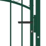 Puerta de valla con picos acero verde 100x125 cm von , Gartentore - Ref: Foro24-146384, Preis: 137,89 €, Rabatt: %