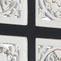Panel de pared tallado a mano MDF negro y blanco 40x40x1,5 cm von , Wandverkleidung - Ref: Foro24-321656, Preis: 18,03 €, Rab...