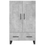 Aparador alto madera de ingeniería gris hormigón 69,5x31x115 cm by , Sideboards - Ref: Foro24-830352, Price: 94,15 €, Discoun...