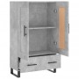 Aparador alto madera de ingeniería gris hormigón 69,5x31x115 cm by , Sideboards - Ref: Foro24-830352, Price: 94,15 €, Discoun...