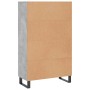 Aparador alto madera de ingeniería gris hormigón 69,5x31x115 cm by , Sideboards - Ref: Foro24-830352, Price: 94,15 €, Discoun...