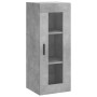 Armario de pared gris hormigón 34,5x34x90 cm by , Sideboards - Ref: Foro24-828928, Price: 51,21 €, Discount: %