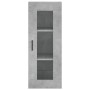 Armario de pared gris hormigón 34,5x34x90 cm by , Sideboards - Ref: Foro24-828928, Price: 51,21 €, Discount: %