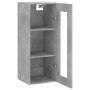 Armario de pared gris hormigón 34,5x34x90 cm by , Sideboards - Ref: Foro24-828928, Price: 51,21 €, Discount: %