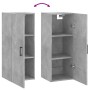 Armario de pared gris hormigón 34,5x34x90 cm by , Sideboards - Ref: Foro24-828864, Price: 48,63 €, Discount: %