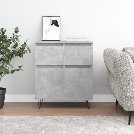 Aparador de madera contrachapada gris hormigón 60x35x70 cm by , Sideboards - Ref: Foro24-831120, Price: 71,45 €, Discount: %