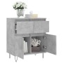 Aparador de madera contrachapada gris hormigón 60x35x70 cm by , Sideboards - Ref: Foro24-831120, Price: 71,45 €, Discount: %