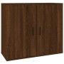 Aparadores 3 piezas madera contrachapada marrón roble by , Sideboards - Ref: Foro24-3185406, Price: 252,65 €, Discount: %