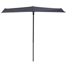 Madison Sombrilla para balcón Sun Wave gris 270x150 cm PAC3P014 by , Umbrellas - Ref: Foro24-418786, Price: 170,38 €, Discoun...