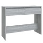 Mesa consola madera de ingeniería gris Sonoma 100x35x76,5 cm by , Side tables - Ref: Foro24-813036, Price: 59,56 €, Discount: %