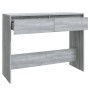 Mesa consola madera de ingeniería gris Sonoma 100x35x76,5 cm by , Side tables - Ref: Foro24-813036, Price: 59,56 €, Discount: %