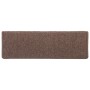 Alfombras de peldaños de escalera 15 uds marrón 65x21x4 cm von , Treppenmatten - Ref: Foro24-326196, Preis: 68,68 €, Rabatt: %