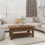 Mesa de centro madera de ingeniería marrón roble 102x55x42 cm by , Coffee table - Ref: Foro24-813076, Price: 64,52 €, Discoun...