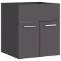 Mueble con lavabo madera de ingeniería gris by , Bathroom furniture - Ref: Foro24-3070813, Price: 114,96 €, Discount: %