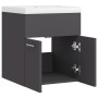 Mueble con lavabo madera de ingeniería gris by , Bathroom furniture - Ref: Foro24-3070813, Price: 114,96 €, Discount: %