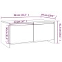Mesa de centro madera de ingeniería gris hormigón 90x50x41,5 cm by , Coffee table - Ref: Foro24-809822, Price: 67,23 €, Disco...