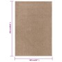 Alfombra de pelo corto marrón 160x230 cm von , Teppiche - Ref: Foro24-340357, Preis: 80,80 €, Rabatt: %