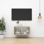 Mueble TV de pared madera contrachapada blanco roble 37x37x72cm von , TV-Möbel - Ref: Foro24-805476, Preis: 41,79 €, Rabatt: %