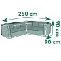 Nature Funda de muebles de jardín para sofá en forma de L 250x90x90 cm von , Abdeckungen für Gartenmöbel - Ref: Foro24-407081...