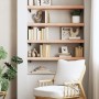 Estante de pared madera maciza roble sin tratar 100x30x(2-6) cm von , Regale und Regale - Ref: Foro24-363562, Preis: 74,32 €,...