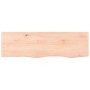Estante de pared madera maciza roble sin tratar 100x30x(2-6) cm von , Regale und Regale - Ref: Foro24-363562, Preis: 74,32 €,...