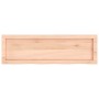 Estante de pared madera maciza roble sin tratar 100x30x(2-6) cm von , Regale und Regale - Ref: Foro24-363562, Preis: 74,32 €,...