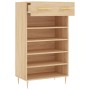 Zapatero madera de ingeniería roble Sonoma 60x35x105 cm by , Closets and storage - Ref: Foro24-829599, Price: 79,75 €, Discou...