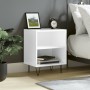 Mesita de noche madera de ingeniería blanco brillo 40x30x50 cm von , Nachttische - Ref: Foro24-826784, Preis: 36,12 €, Rabatt: %