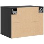 Armario de pared de madera maciza de pino negro 45x30x35 cm von , Regale und Regale - Ref: Foro24-813443, Preis: 46,74 €, Rab...