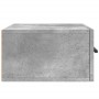 Mesita de noche de pared color gris hormigón 35x35x20 cm von , Schließfächer und Lagerschränke - Ref: Foro24-829876, Preis: 2...