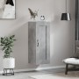 Armario de pared madera ingeniería gris hormigón 34,5x34x90 cm de , Aparadores - Ref: Foro24-830496, Precio: 40,92 €, Descuen...