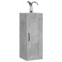 Armario de pared madera ingeniería gris hormigón 34,5x34x90 cm de , Aparadores - Ref: Foro24-830496, Precio: 40,92 €, Descuen...
