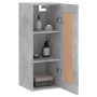 Armario de pared madera ingeniería gris hormigón 34,5x34x90 cm de , Aparadores - Ref: Foro24-830496, Precio: 40,92 €, Descuen...