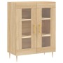 Aparador de madera de ingeniería roble Sonoma 69,5x34x90 cm by , Sideboards - Ref: Foro24-827775, Price: 95,26 €, Discount: %