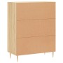 Aparador de madera de ingeniería roble Sonoma 69,5x34x90 cm by , Sideboards - Ref: Foro24-827775, Price: 95,26 €, Discount: %