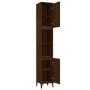 Armario de baño madera contrachapada roble marrón 30x30x190 cm von , Badezimmerwaschtische - Ref: Foro24-819803, Preis: 115,2...