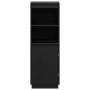 Aparador alto de madera maciza de pino negro 37x34x110 cm de , Aparadores - Ref: Foro24-813519, Precio: 78,46 €, Descuento: %