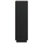 Aparador alto de madera maciza de pino negro 37x34x110 cm de , Aparadores - Ref: Foro24-813519, Precio: 78,46 €, Descuento: %