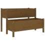 Jardinera de madera de pino maciza marrón miel 110x84x75 cm von , Töpfe und Pflanzgefäße - Ref: Foro24-822265, Preis: 158,32 ...