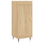 Aparador madera contrachapada color roble Sonoma 34,5x34x90 cm de , Aparadores - Ref: Foro24-830423, Precio: 64,34 €, Descuen...