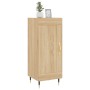 Aparador madera contrachapada color roble Sonoma 34,5x34x90 cm de , Aparadores - Ref: Foro24-830423, Precio: 64,34 €, Descuen...