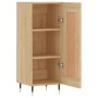 Aparador madera contrachapada color roble Sonoma 34,5x34x90 cm de , Aparadores - Ref: Foro24-830423, Precio: 64,34 €, Descuen...