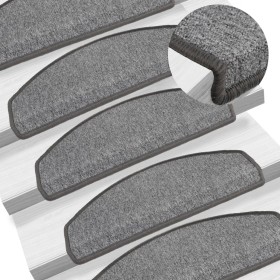 Alfombrillas de escalera 10 unidades gris oscuro 65x24x4 cm by , Stair mats - Ref: Foro24-149753, Price: 49,56 €, Discount: %