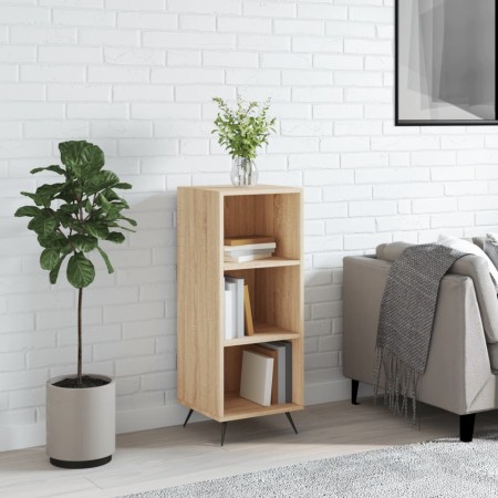 Estantería madera de ingeniería roble Sonoma 34,5x32,5x90 cm de , Aparadores - Ref: Foro24-828703, Precio: 40,16 €, Descuento: %